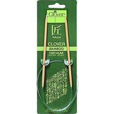 Clover CL3871 Takumi Bamboo: Knitting Pins: Circular: 40cm x 5.00mm, Wood