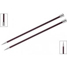 Knitpro Zing 40cm Single Point Knitting Needles 6.00mm (KP47333)