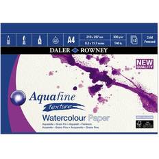 Wasserbasiert Aquarellpapier Daler Rowney Aquafine artists watercolour texture pad A4 12 sheets 300gsm Cold Pressed
