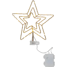 Battery-Powered Christmas Tree Lights Star Trading Star Topsy Christmas Tree Light 30