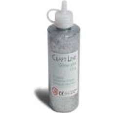 Vannbasert Glitterlim Glimmerlim/Glitter Glue Silver 120g