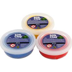 Gule Modelleire Silk Clay blue, red, yellow, 3x14 g/ 1 pack