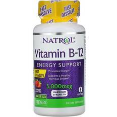 Natrol Vitamin B-12 Fast Dissolve, 5000mcg 100 tabs