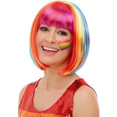 Smiffys Rainbow Bob Wig