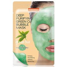 Purederm Deep Purifying Green O2 Bubble Mask Green tea