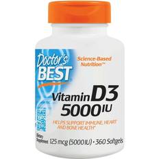 Doctor's Best Vitamin D3 5000 IU 360 Stk.