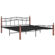 vidaXL Bed Frame Metal Solid 90cm Sängram