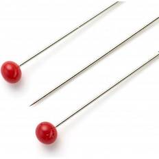 Nadeln Prym 0.40 x 35 mm Glass Headed Pins, Red, one Size