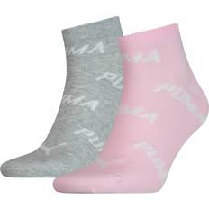 Puma BWT Quarter Sock 2-pack - Pink/Grey