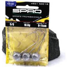 Spro Round 22 Jig Head 21 g Silver