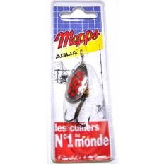 Mepps Fiskeutstyr Mepps Aglia 2 4.5g One Size Silver Red Dots