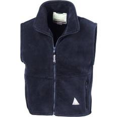 M Fleece Vests Children's Clothing Result Kid's Anti-Pill Polar-Therm® Fleece Bodywarmer/Gilet - Navy