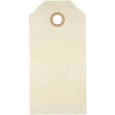 Creotime Manila Tags, size 5x10 cm, 250 g, cream, 1000 pc/ 1 pack