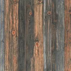 Papiertapeten reduziert Living Walls A.S. Creation Wood N Stone Wooden Beam Effect Textured Wallpaper 90861