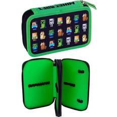 Vannbasert Pennaler Minecraft Single Pencil Case Without Equipment, 2 Flaps