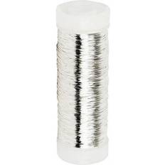 Creativ Company Silver-plated Wire, thickness 0,2 mm, silver-plated, 110 m/ 1 roll, 50 g