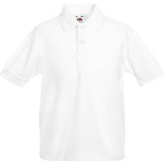 Fruit of the Loom Kid's 65/35 Pique Polo Shirt - White