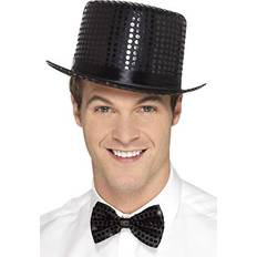 Smiffys Sequin Top Hat Black