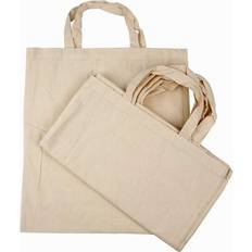 Cotton Shopping Bag Natural Pack of 5