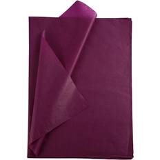 Silke- & kreppapir Creativ Company Tissue Paper, 50x70 cm, 17 g, burgundy, 10 sheet/ 1 pack