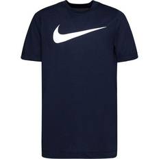 Baumwolle Oberteile Nike Park 20 Swoosh T-shirt Kids - Obsidian/White