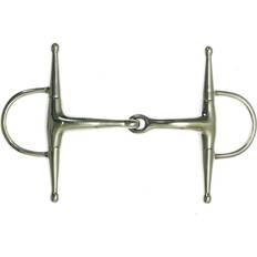 Bits Korsteel Eggbutt Stainless Steel Jointed Full Cheek Snaffle Bit