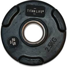 Titan Life PRO weight disc 2,5 kg.Dia.50mm.Inc grip.Rubber
