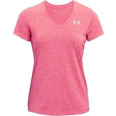 Under Armour Women's Tech Twist V-Neck T-Shirt Starfruit/Orange