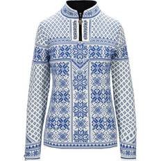 Dale of Norway Peace Women's Knit Sweater - Off white/Ultramarine