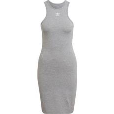 Adidas Adicolor Essentials Rib Tank Dress - Medium Grey Heather