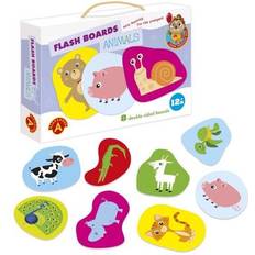 Tavler & skjermer på salg Alexander A 1858 Baby Picture Card Set Animals, 8 Laying Boards with 8 Flash Board Picture Cards Made of Cardboard, Tile Game Cards with 16 Designs, Flashcards for Early Education, Children's Learning Toy from 12 Months