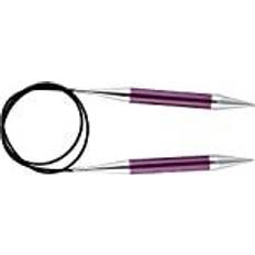 Knitpro KP47138 Zing: Knitting Pins: Circular: Fixed: 80cm x 10.00mm, Aluminium, Multi-Colour, 10mm