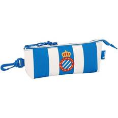 Safta Rcd Espanyol Triangular Pencil Case One Size White Blue