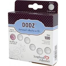 Water Based DIY Dodz Adhesive Dots, D: 12 mm, thickness 2 mm, 100 pc/ 1 pack