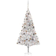 vidaXL LEDs & Ball Christmas Tree 82.7"
