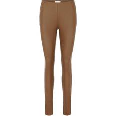 Object Belle Coated Leggings - Sepia