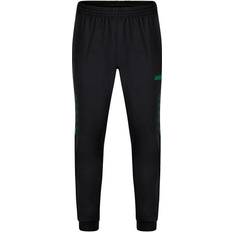 JAKO Challenge Polyester Trousers Unisex - Black/Sport Green