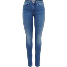 Damen - L - L31 - W30 Jeans Only Royal Life Hw Skinny Fit Jeans - Blue/Light Medium Blue Denim