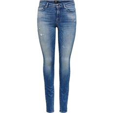 Only Shape Life Regular Skinny Fit Jeans - Blue/Medium Blue Denim
