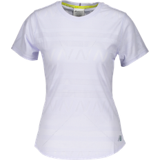 New Balance Q Speed Jacquard Short Sleeve T-shirt Women - Silent Grey
