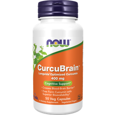 Now Foods CurcuBrain 400mg 50 Stk.