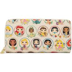 Loungefly Disney Princess Circles Zip Around Wallet - Multicolour