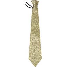 Hisab Joker Glitter Tie Gold
