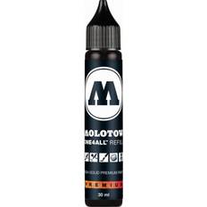 Water Based Pen Accessories Molotow One4All Acrylic Refill 30ml 180 Signal Black