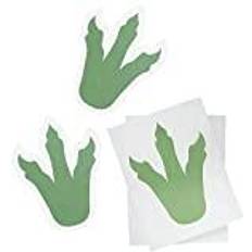 Ginger Ray Dinosaur Foot Print Sticker Party Wall Decoration 6 Pack Roarsome