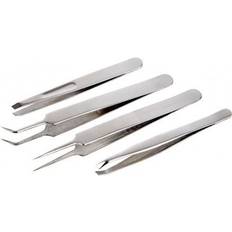 Tweezers Set, L: 9-12 cm, 4 pc/ 1 pack