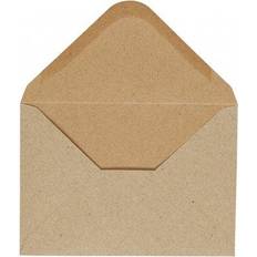 Envelope, envelope size 11,5x16 cm, 110 g, natural, 10 pc/ 1 pack