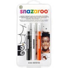 Weiß Schminke Snazaroo Brush Pen Halloween Pack