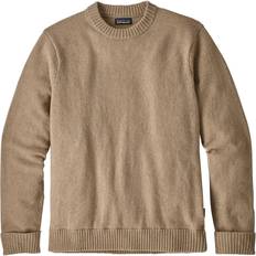Patagonia Knitted Sweaters - M - Men Patagonia Recycled Wool Sweater - Cape Khaki