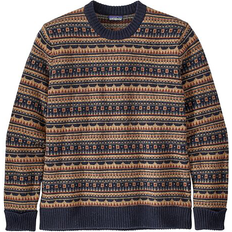 Patagonia Knitted Sweaters - M - Men Patagonia Recycled Wool Sweater - Cottage Isle Small/New Navy